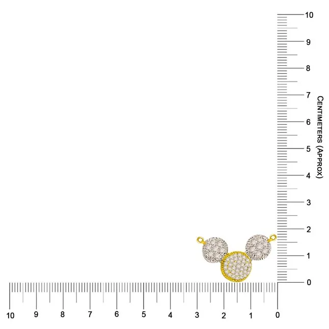 0.43cts Very Fashionable Design Diamond Mangalsutra Pendant (DN386)
