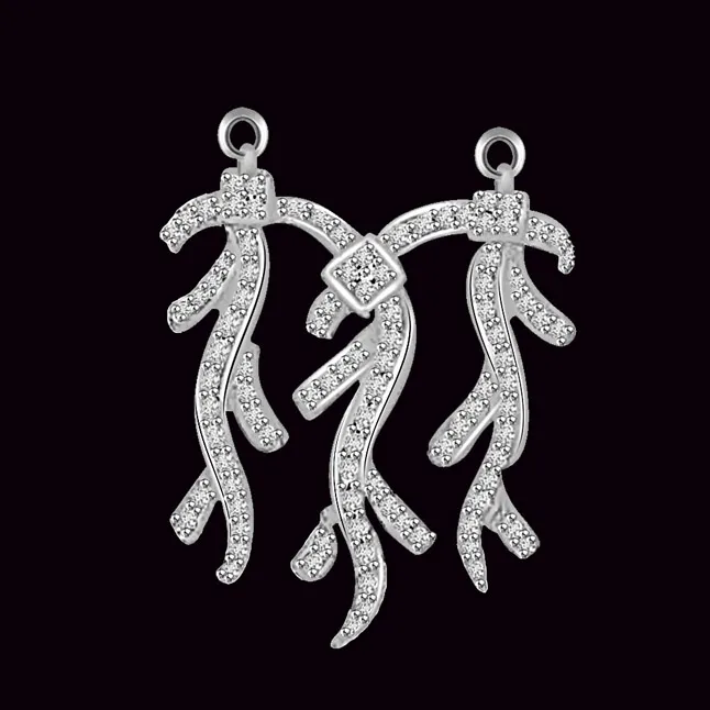 You,Me & Our Love 0.39ct Diamond Pendants Necklaces