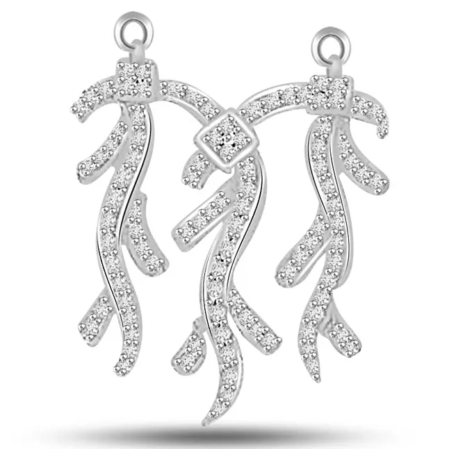 You,Me & Our Love 0.39ct Diamond Pendants Necklaces
