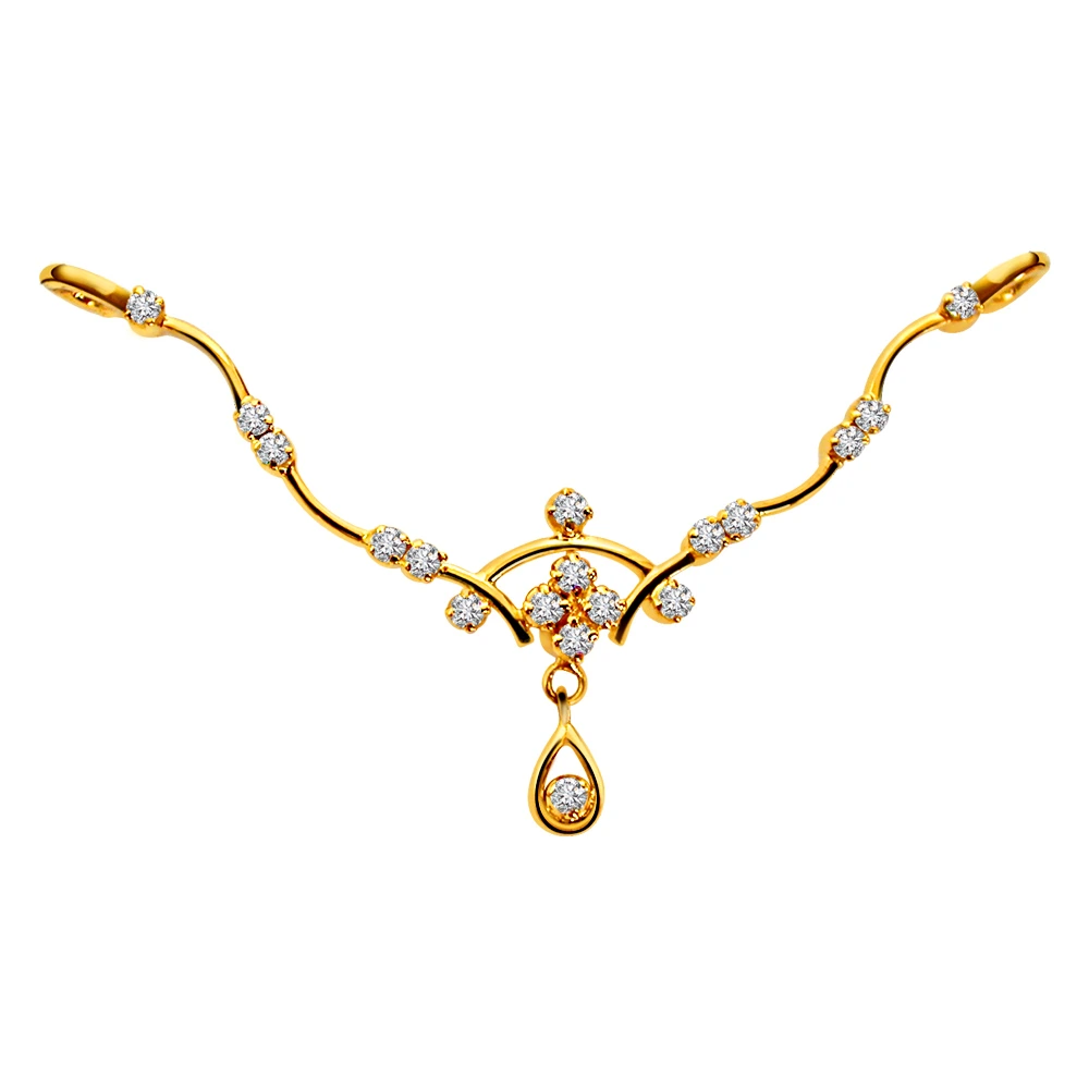 0.29cts Beautiful Diamond Necklace Pendants Necklaces