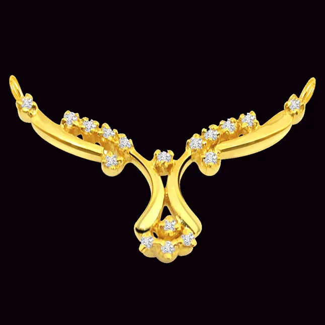 Blinger Beauty Diamond Necklace Pendant (DN41)