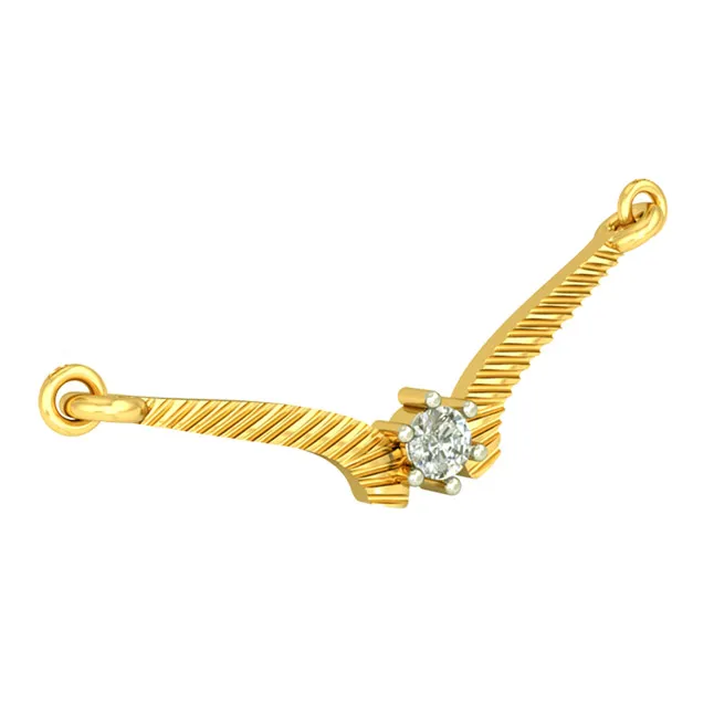 Solitaire Diamond Necklace Pendant (DN433)
