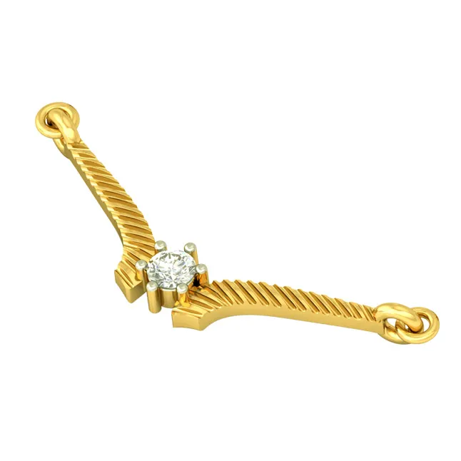 Solitaire Diamond Necklace Pendant (DN433)