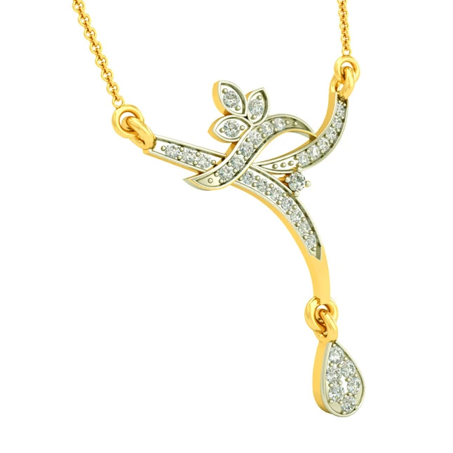 0.30cts Diamond Pendant Necklace (DN434)