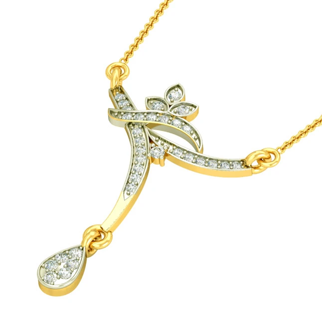 0.30cts Diamond Pendant Necklace (DN434)