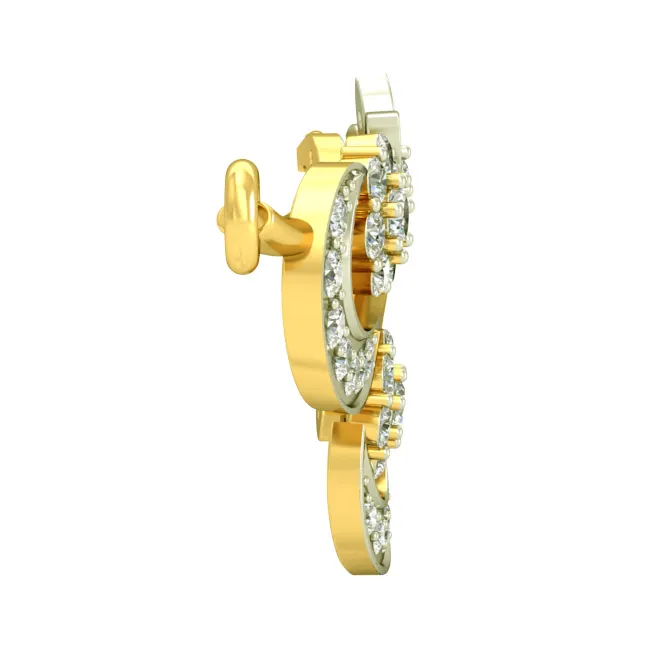 Floral Life Gold & Diamond Pendant (DN437)