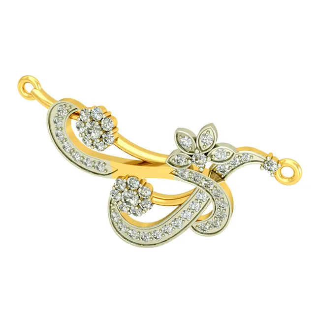 Floral Life Gold & Diamond Pendant (DN437)