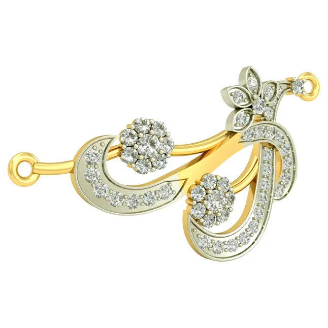 Floral Life Gold & Diamond Pendant (DN437)