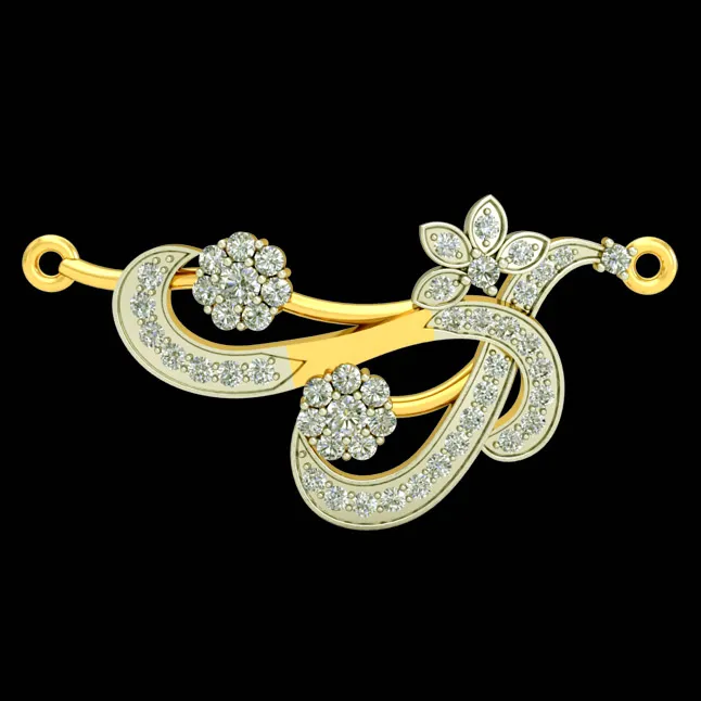 Floral Life Gold & Diamond Pendants DN437 Necklaces