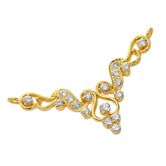 Fairy Tale 0.45ct Diamond 18kt Gold Necklace Pendants Necklaces