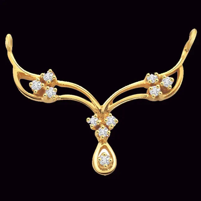 Gorgeous Beauty Diamond Necklace Pendant (DN441)