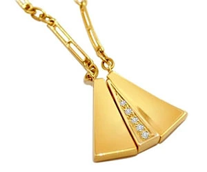 Diamond Pendants With Chain DN45 Necklaces