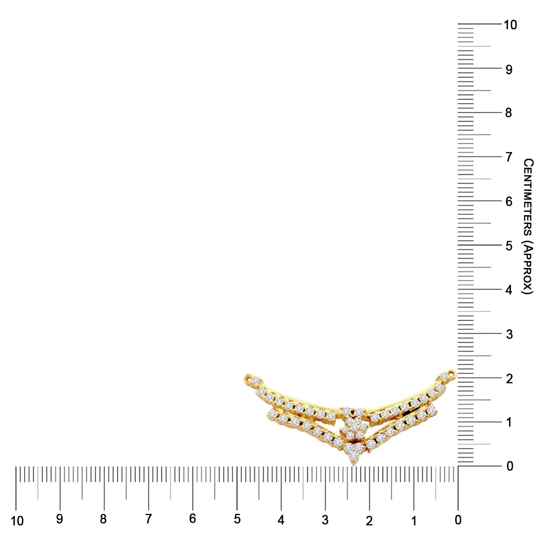 A Very Attractive Diamond & Gold Necklace Pendant (DN59)