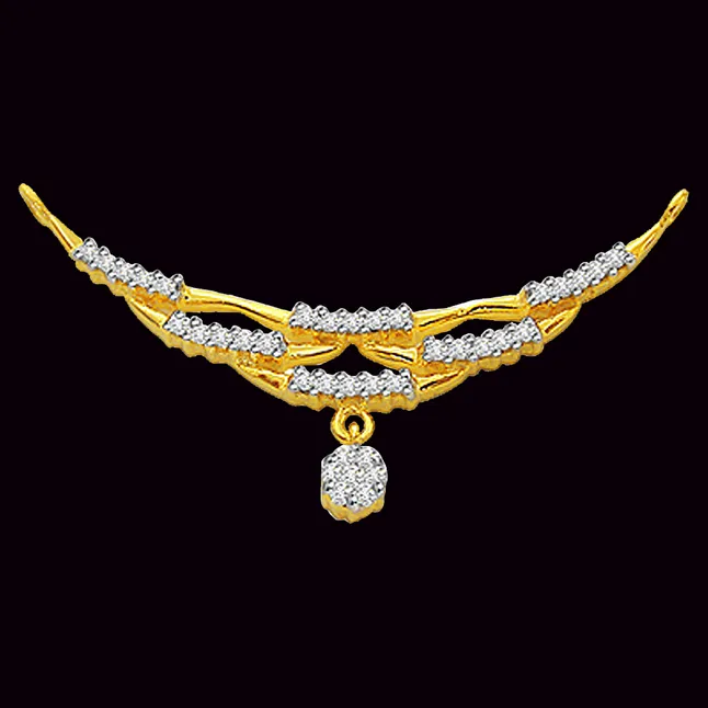 Beautifully Designed Diamond Necklace Pendant (DN70)