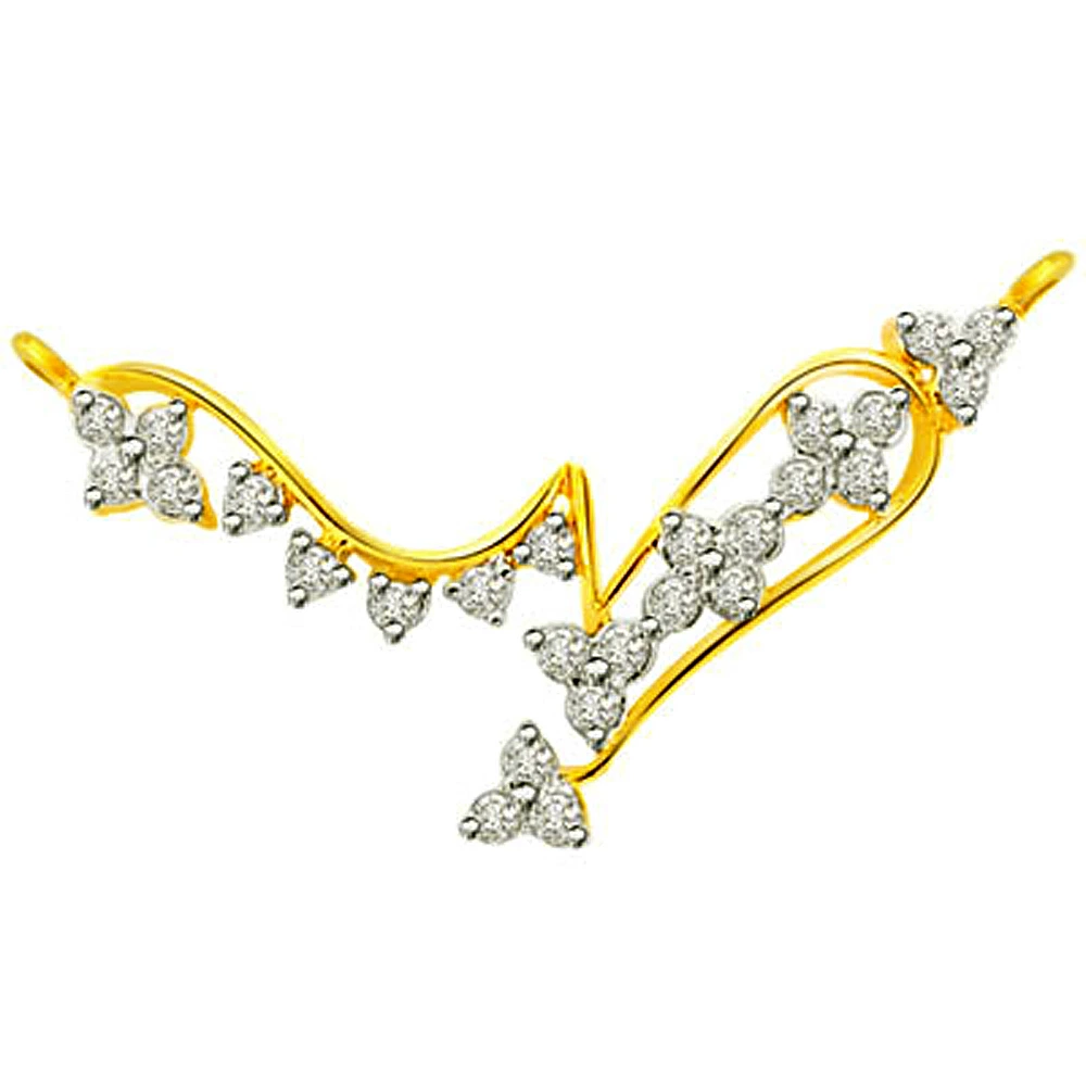 0.68 ct Diamond Necklace Pendants