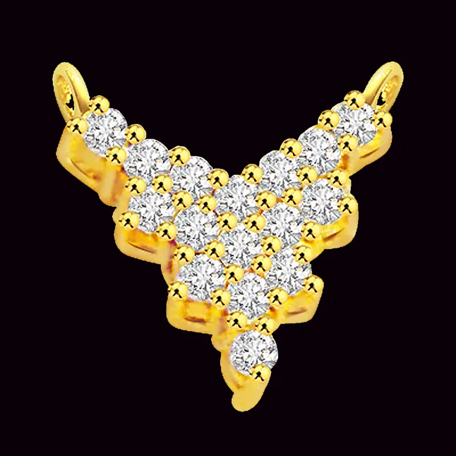 0.48 cts Diamond Necklace Pendant (DN93)