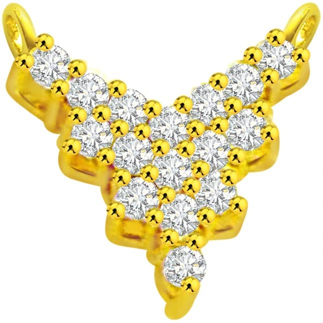 0.48 ct Diamond Necklace Pendants