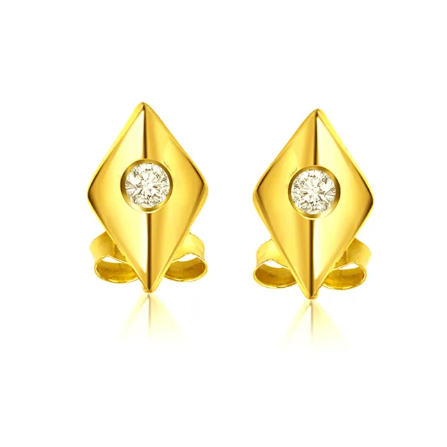 Diamonds are Forever - Real Solitaire Earrings (ER111)