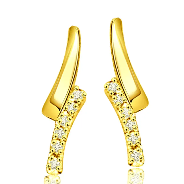 Shining Glory - Real Diamond Earrings (ER115)