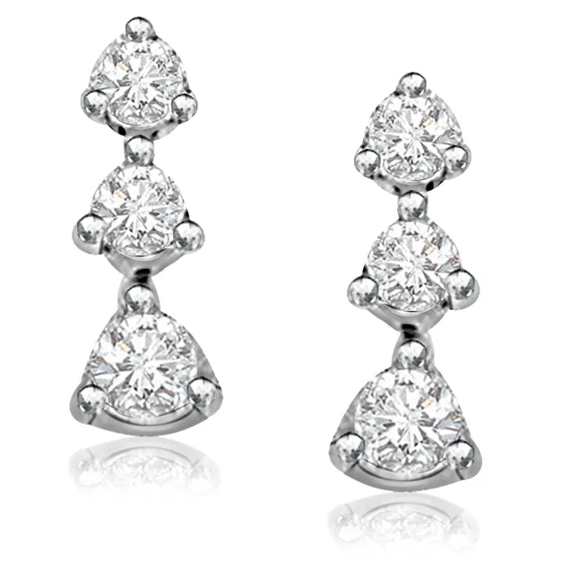 Lissome Lass - Real Diamond Earrings (ER124)