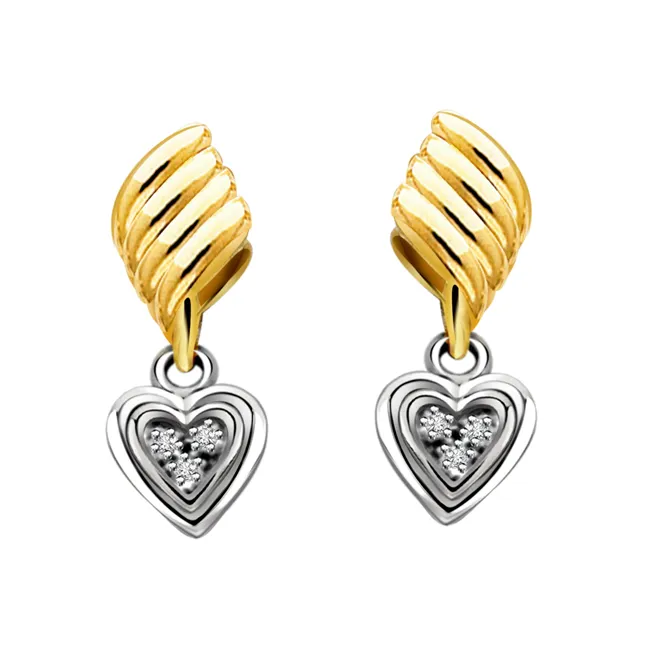 Hearty Surprize - Real Heart Shape Earrings (ER131)