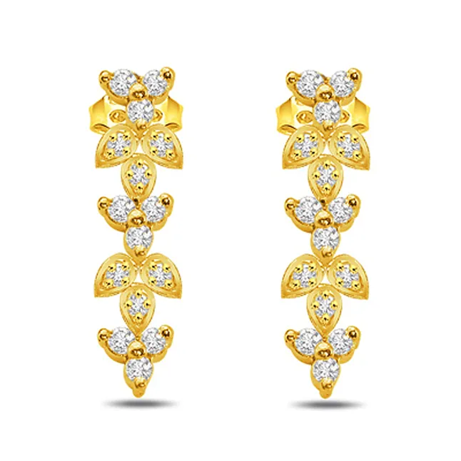 Fairy Style 0.75 cts Classic Diamond Earrings (ER141)