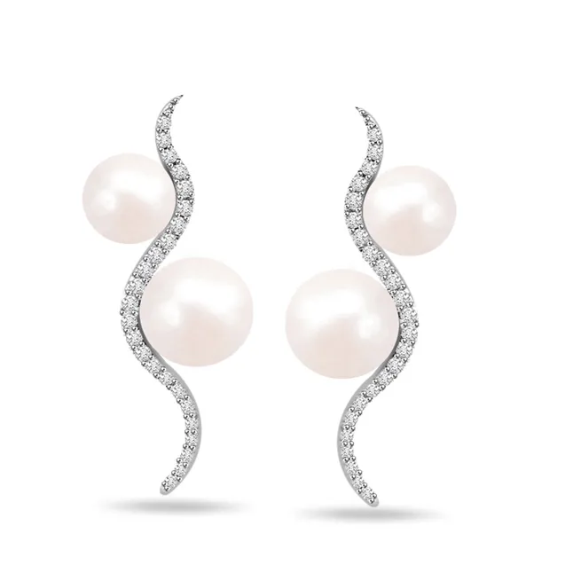 Dancing Diamonds Trendy Diamond Earring (ER172)