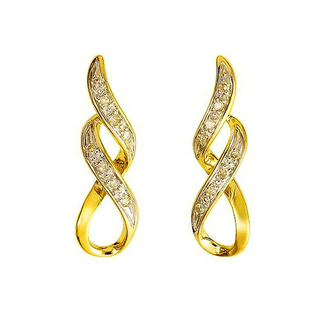 Diamonds Wings 0.16cts Diamond Earring (ER201)