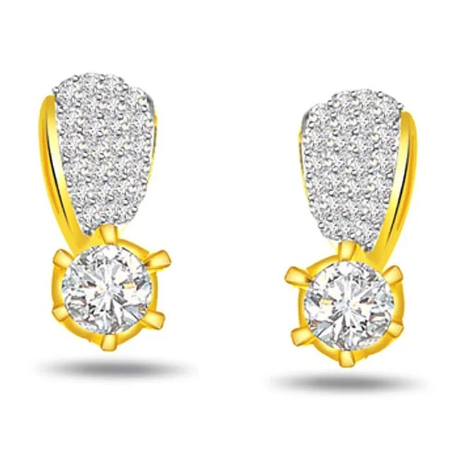 0.64cts Diamond Classic Earring (ER315)