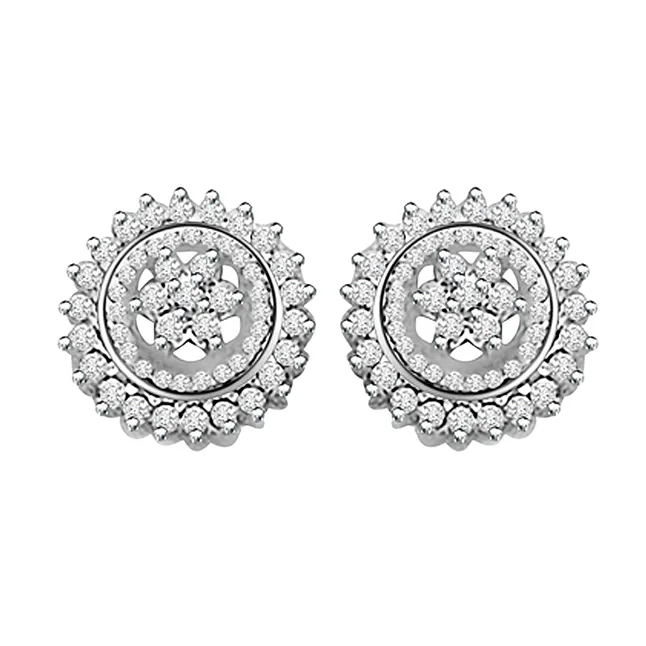 2.00cts Diamond White Gold Earring (ER324)