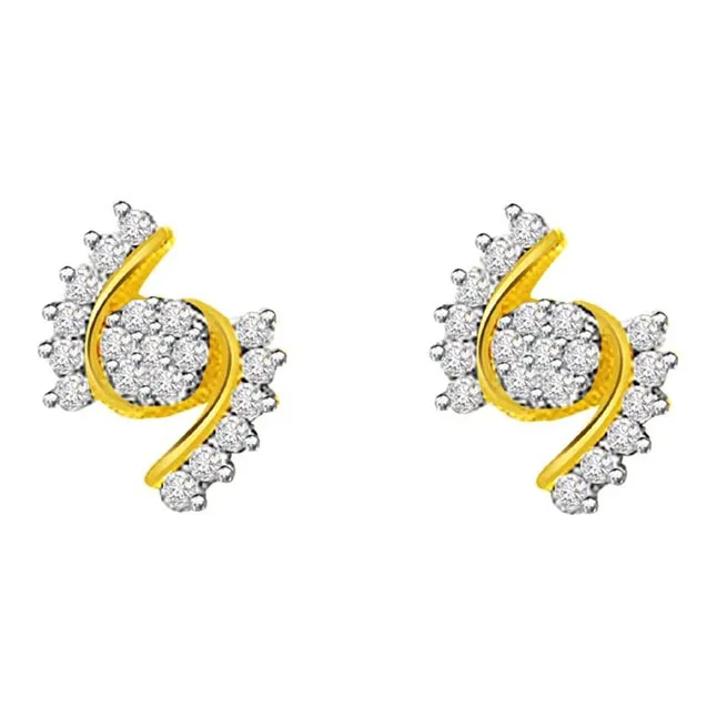 0.76cts Diamond Gold Earring (ER335)