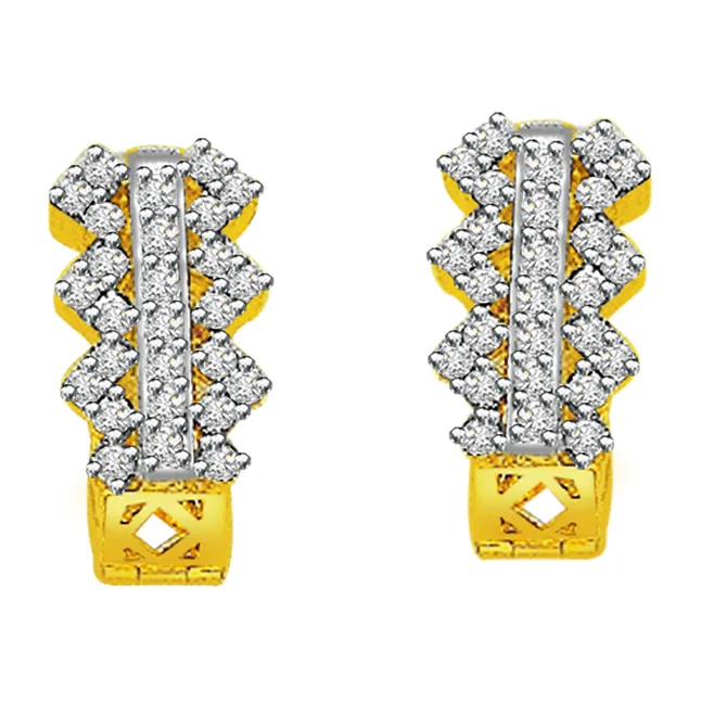 0.75cts Diamond Gold Earring (ER336)