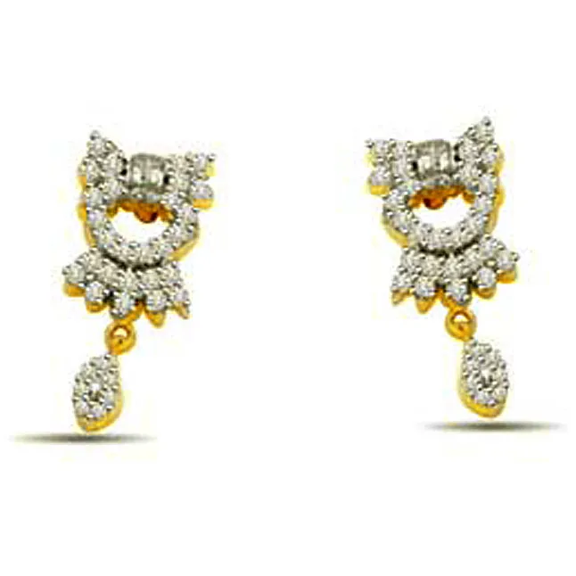 0.80 cts Real Diamond Earrings (ER348)