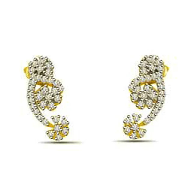 0.70 cts Real Diamond Earrings (ER350)