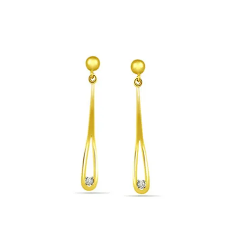 0.08 cts Designer Hanging Diamond Earrings (ER378)