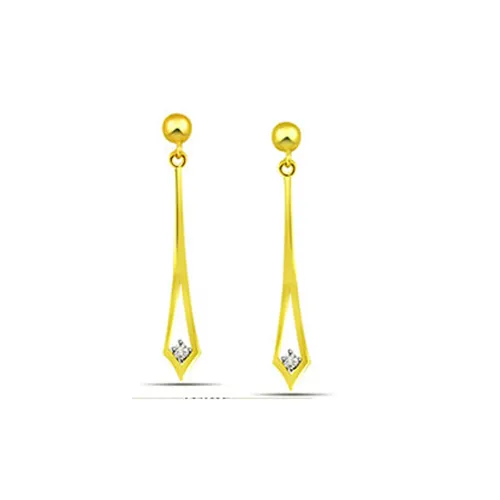 0.08 cts Designer Diamond Hanging Earrings (ER379)