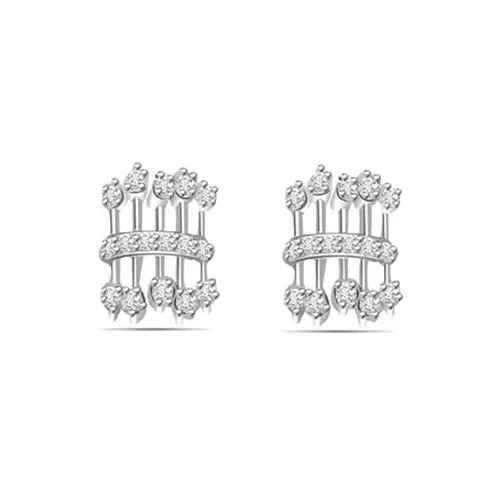 0.35 cts White Gold Diamond Earrings (ER395)