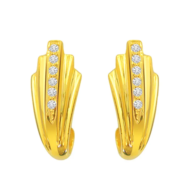 Blinger Beauty Diamond Earrings -Designer Earrings