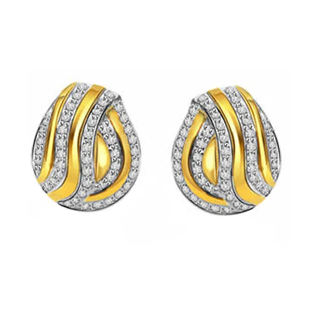 Real Diamond Beauty Designer Earrings (ER53)