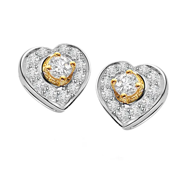 Hearts Surprise Diamond Earrings (ER54)