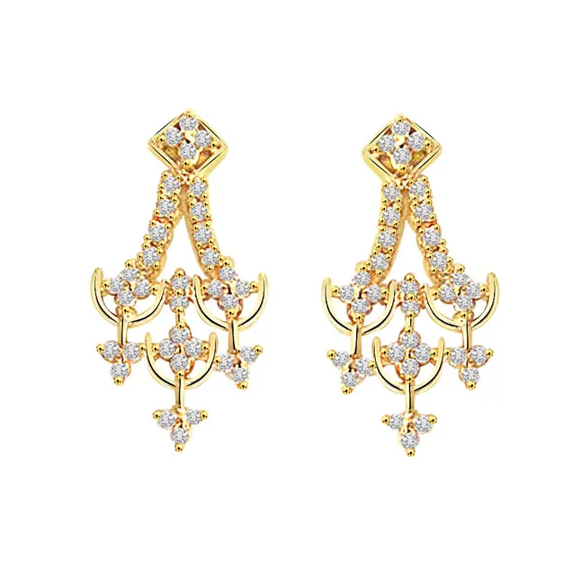 Traditionally Yours - Real Diamond Earrings (ER57)