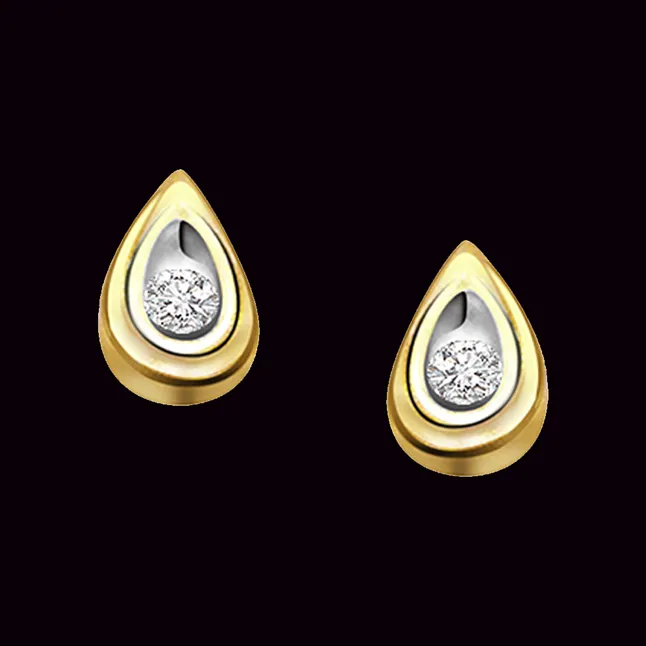 Drop of Love Real Diamond Earrings (ER101)