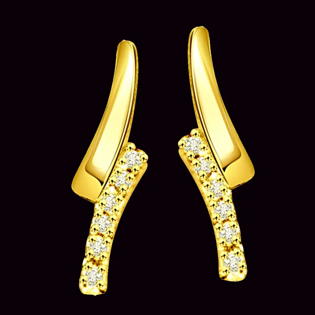 Shining Glory - Real Diamond Earrings (ER115)