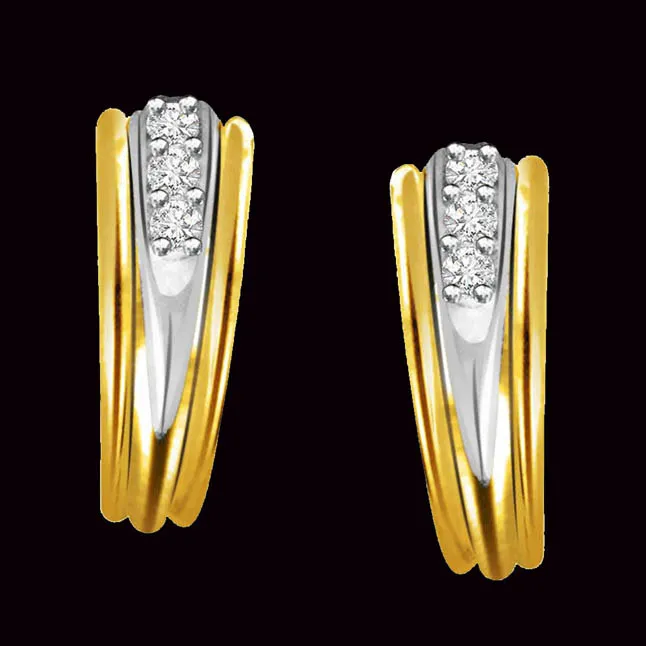 Golden Goodies - Real Diamond Balis & Hoops (ER130)