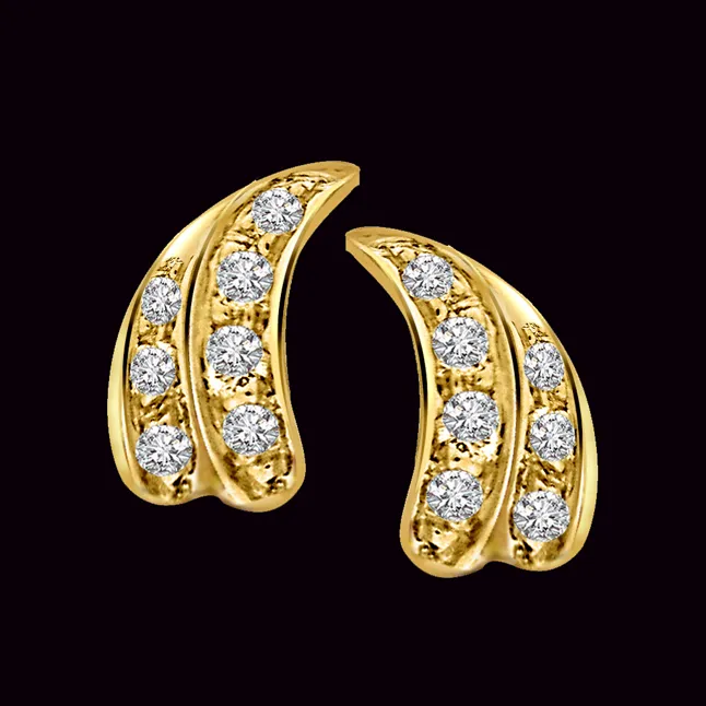 Elaborate Embellishments - Real Diamond Earrings (ER132)