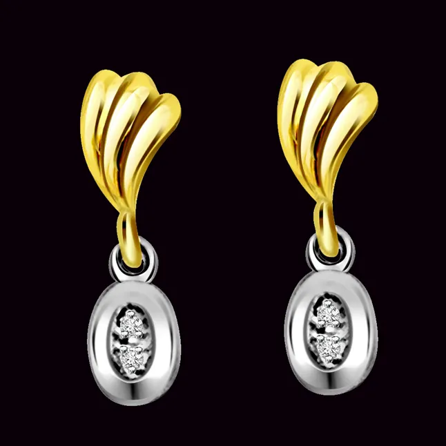 Fireworks ER -135 -Two Tone Earrings