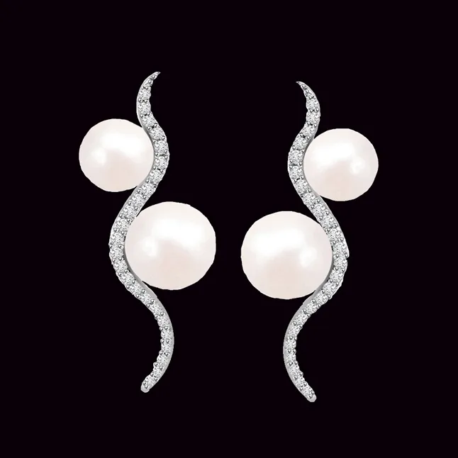 Dancing Diamonds Trendy Diamond Earring (ER172)