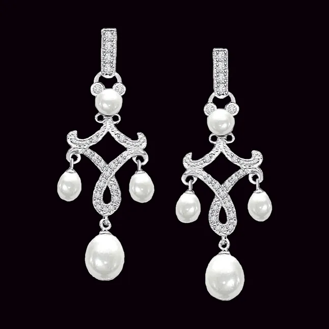 Bouncing Beauties Diamond Hangings Earring (ER173)