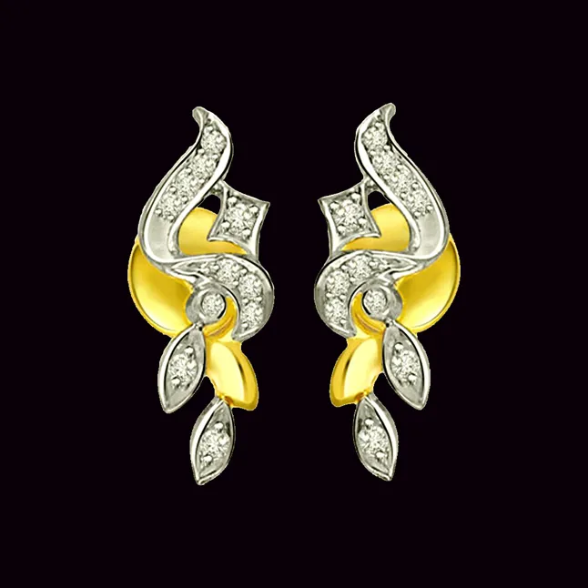 Dynamic Delights - Real Diamond Earrings (ER188)