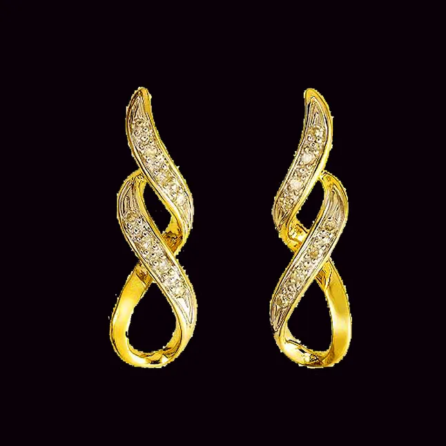 Diamonds Wings 0.16cts Diamond Earring (ER201)